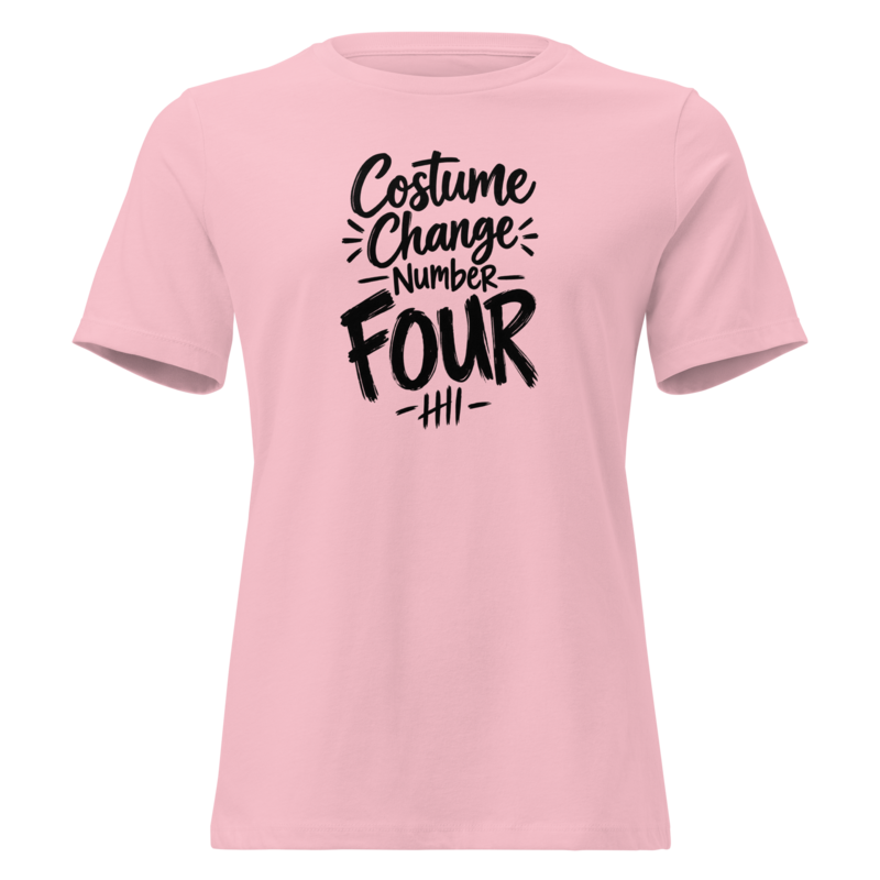 Costume Change Number Four Halloween tee in Pink - Mama Said So Tees