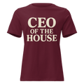 CEO of the House Mom Shirt in Maroon - Mama Said So Tees