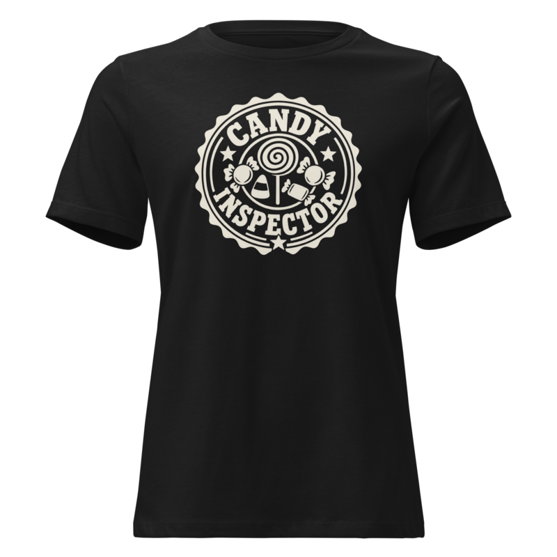 Candy Inspector Halloween tee in Black - Mama Said So Tees