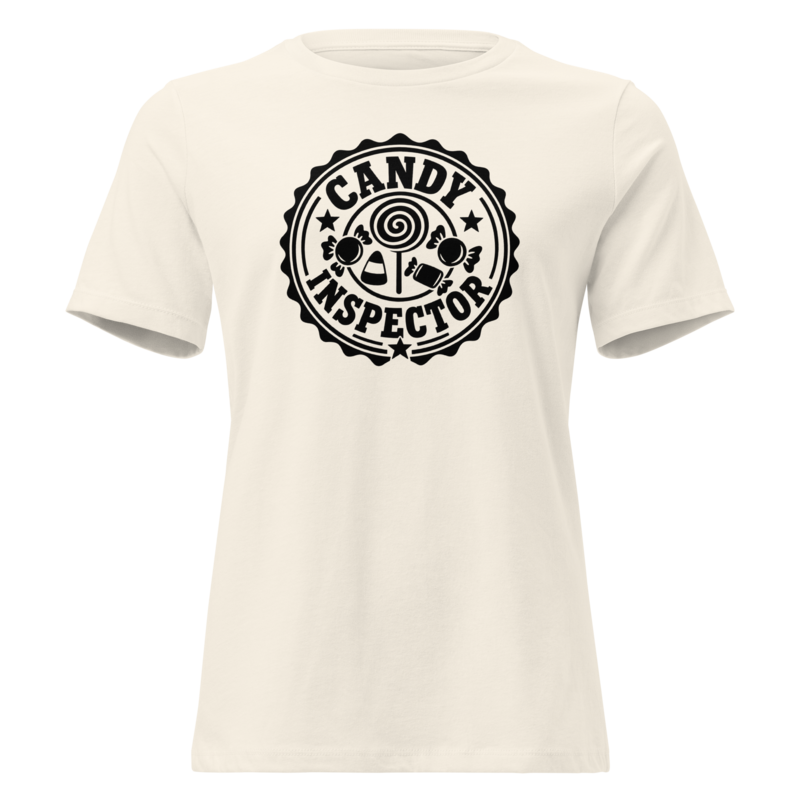 Candy Inspector Halloween tee in Natural - Mama Said So Tees