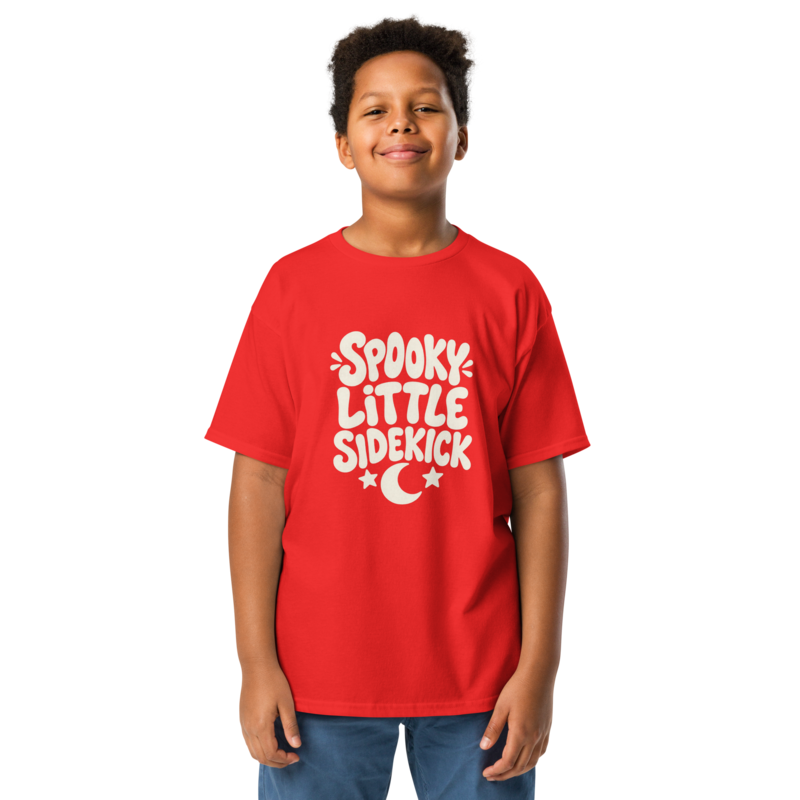 Spooky Little Sidekick Halloween tee in Red - Mama Said So Tees