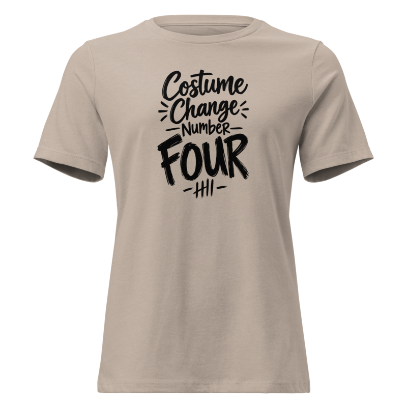 Costume Change Number Four Halloween tee in Heather Stone - Mama Said So Tees