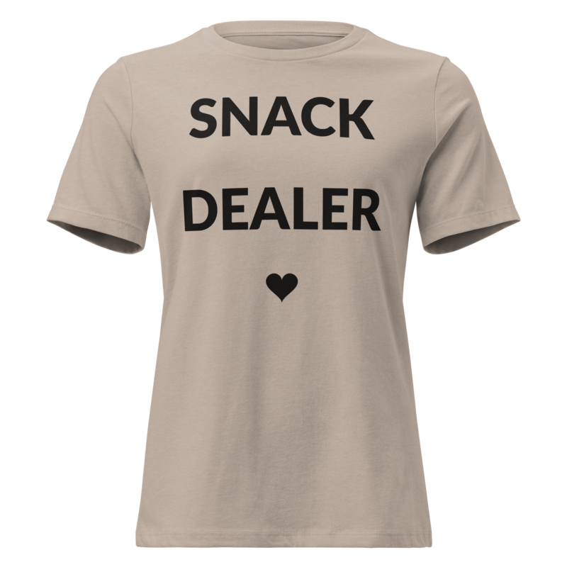 Snack Dealer Mom Shirt - Heather Stone