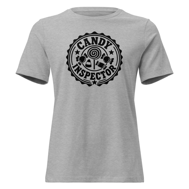 Candy Inspector Halloween tee in Athletic Heather - Mama Said So Tees