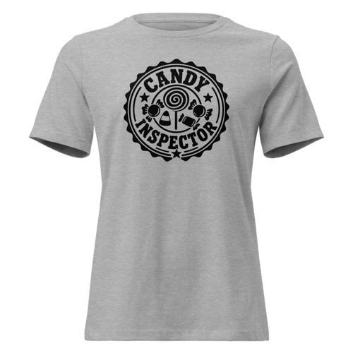 Candy Inspector Halloween tee in Athletic Heather - Mama Said So Tees