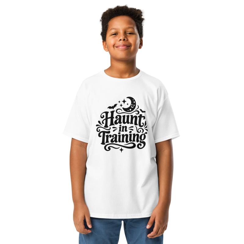 Haunt in Training Halloween tee in White - Mama Said So Tees