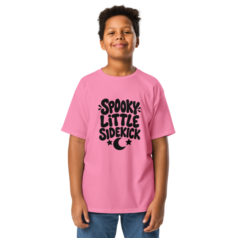 Spooky Little Sidekick Halloween tee in Azalea - Mama Said So Tees