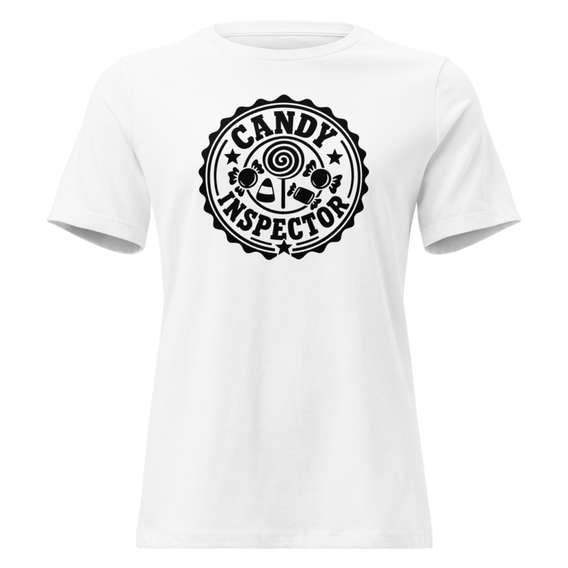Candy Inspector Halloween tee in White - Mama Said So Tees