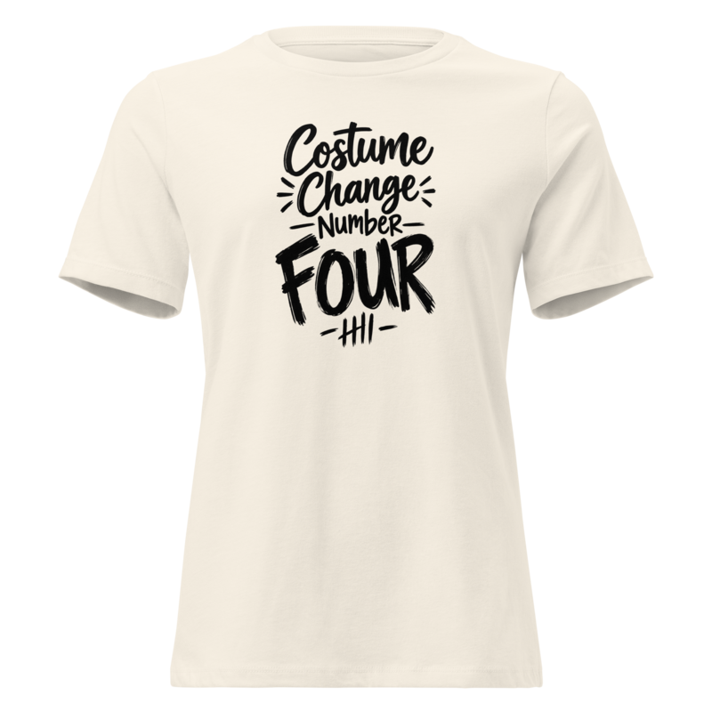 Costume Change Number Four Halloween tee in Natural - Mama Said So Tees