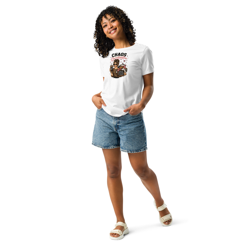 Chaos Coordinator — Women's Tee in White - Mama Said So Tees
