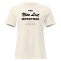 The Nice List Supervisor Christmas tee in Natural - Mama Said So Tees