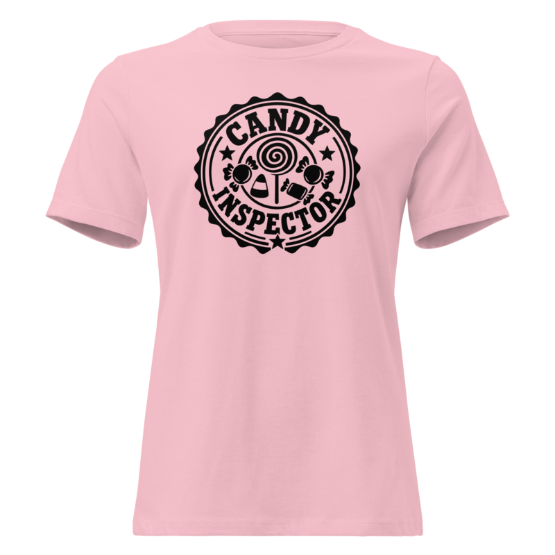 Candy Inspector Halloween tee in Pink - Mama Said So Tees