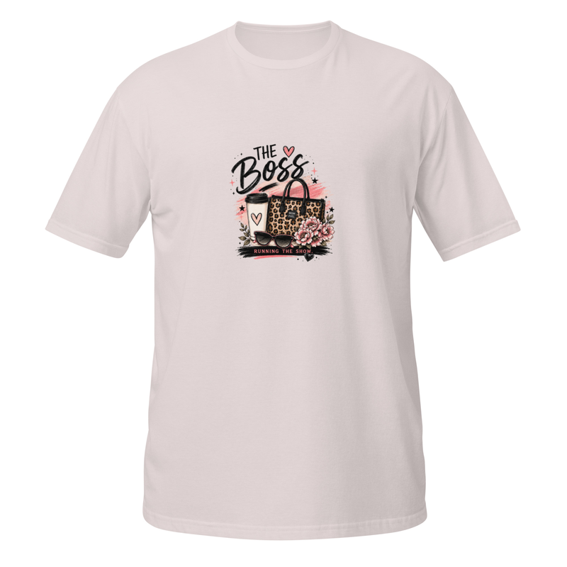 The Boss — Mom Graphic Tee in Ice Grey - Mama Said So Tees