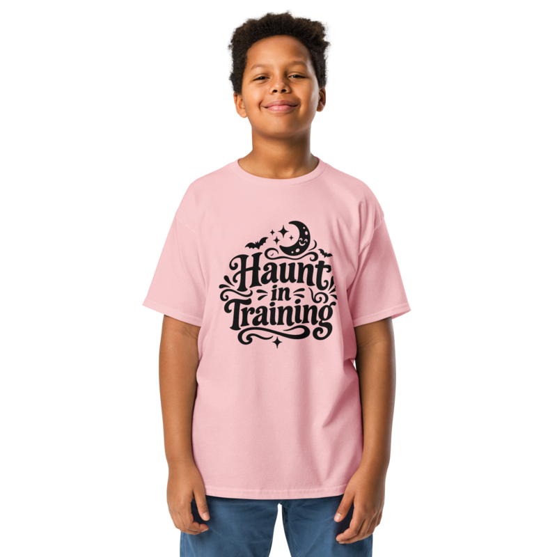 Haunt in Training Halloween tee in Light Pink - Mama Said So Tees