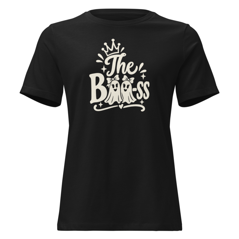 The Boo-ss Halloween tee in Black - Mama Said So Tees