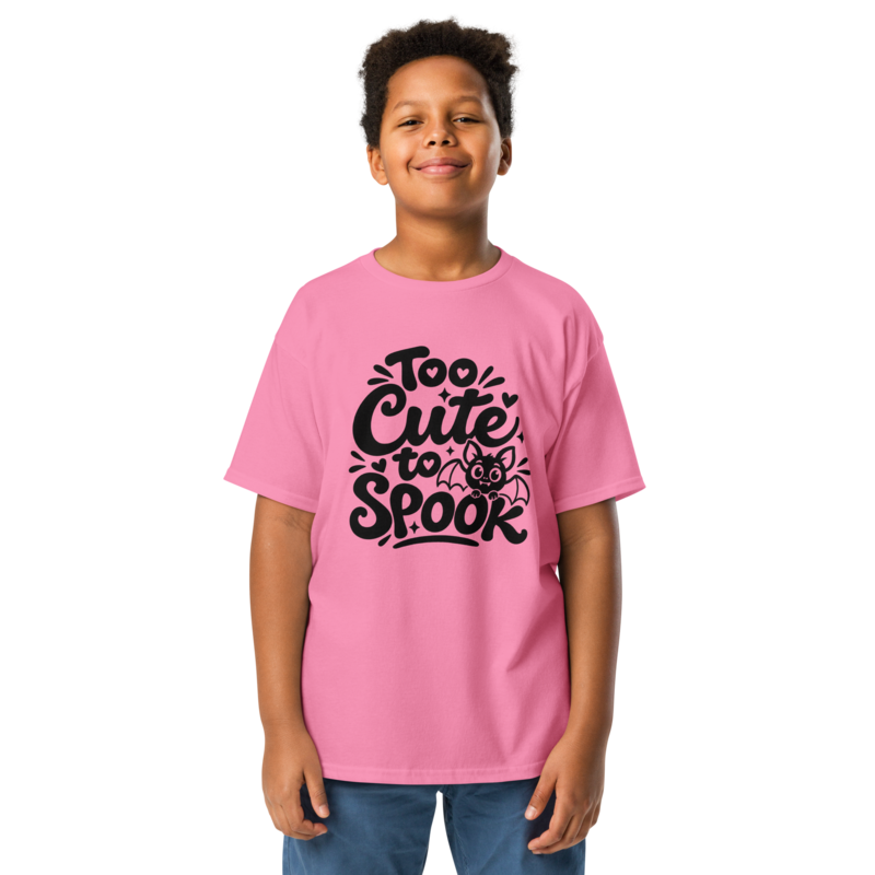 Too Cute to Spook Halloween tee in Azalea - Mama Said So Tees