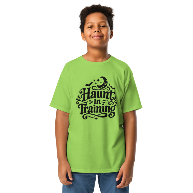 Haunt in Training Halloween tee in Lime - Mama Said So Tees