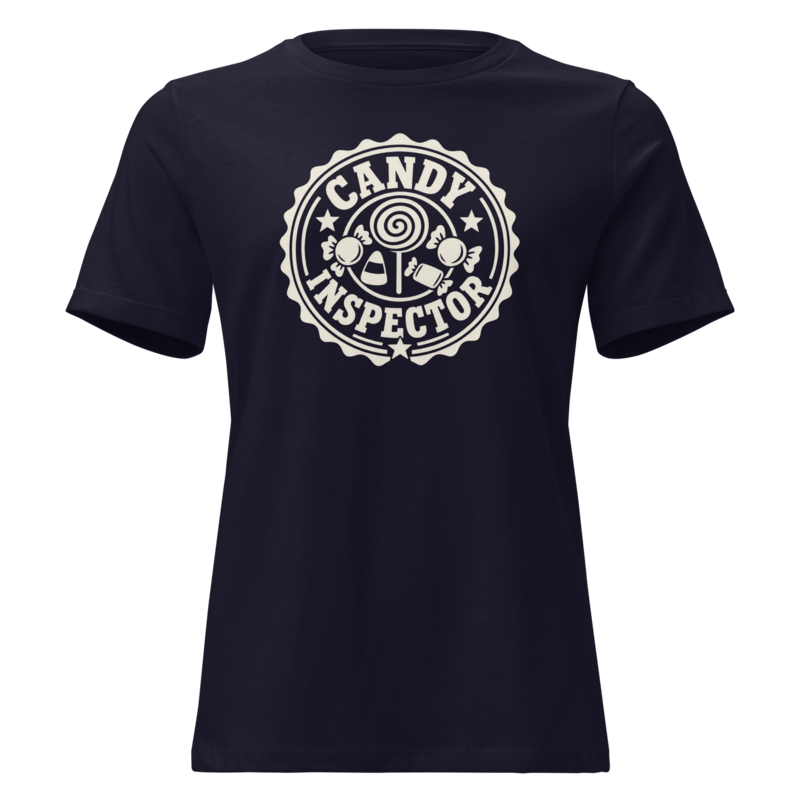 Candy Inspector Halloween tee in Navy - Mama Said So Tees