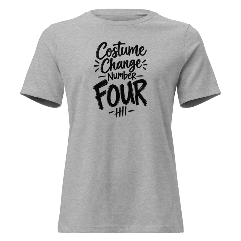 Costume Change Number Four Halloween tee in Athletic Heather - Mama Said So Tees