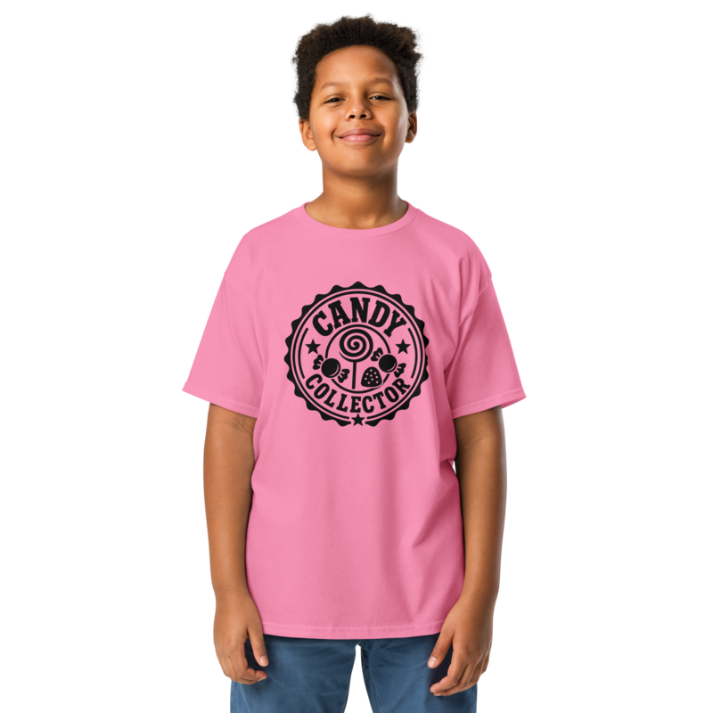 Candy Collector Halloween tee in Azalea - Mama Said So Tees