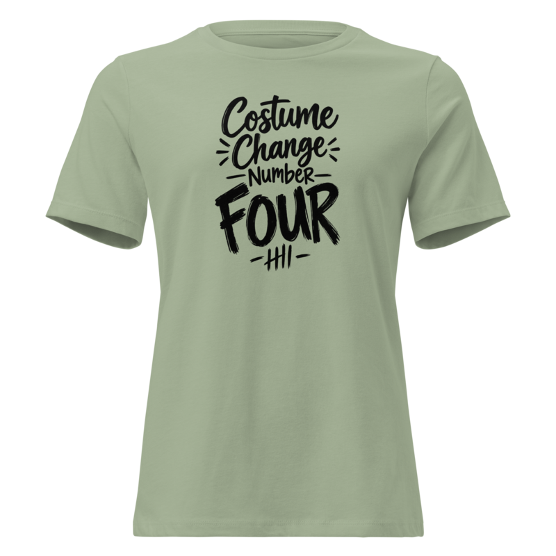 Costume Change Number Four Halloween tee in Sage - Mama Said So Tees
