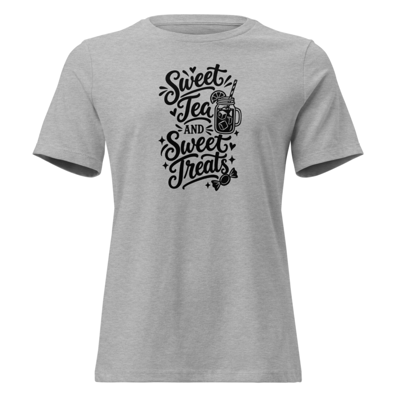 Sweet Tea and Sweet Treats Halloween tee in Athletic Heather - Mama Said So Tees