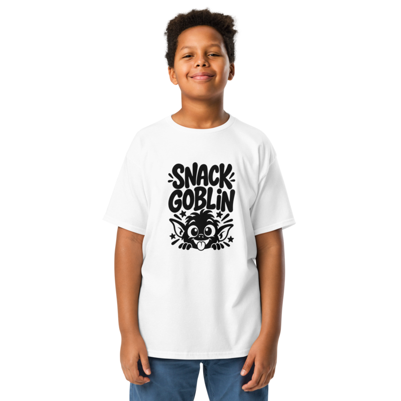 Snack Goblin Halloween tee in White - Mama Said So Tees