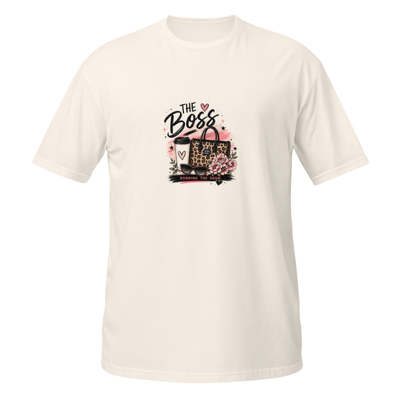 The Boss — Mom Graphic Tee in Natural - Mama Said So Tees