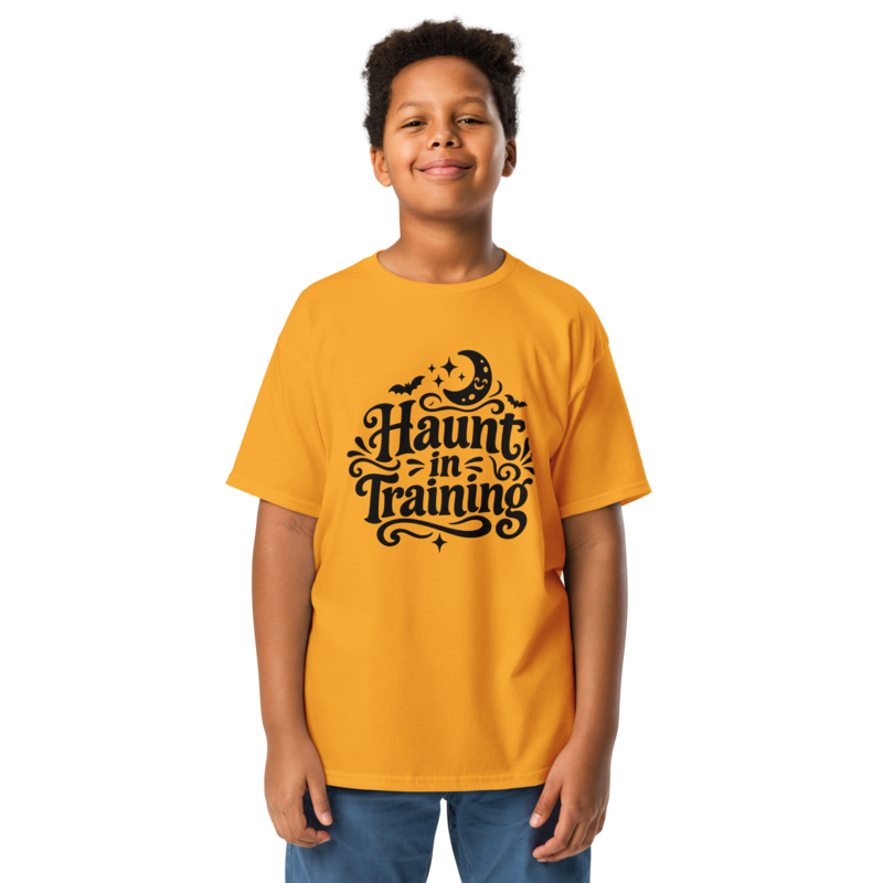 Haunt in Training Halloween tee in Gold - Mama Said So Tees