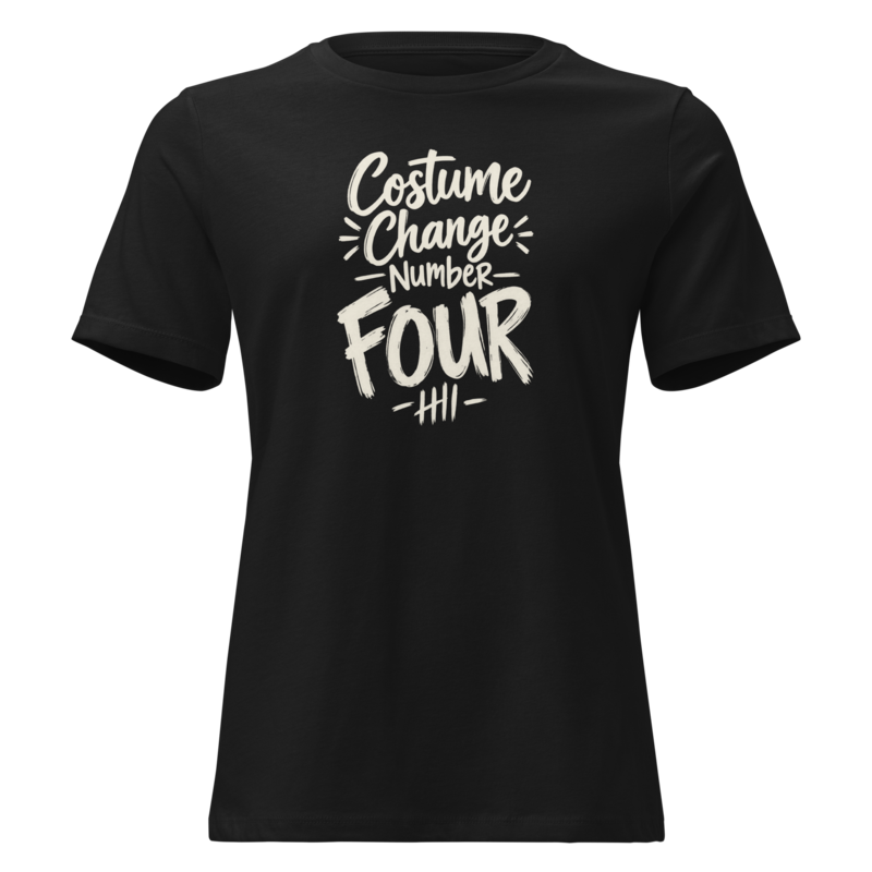 Costume Change Number Four Halloween tee in Black - Mama Said So Tees