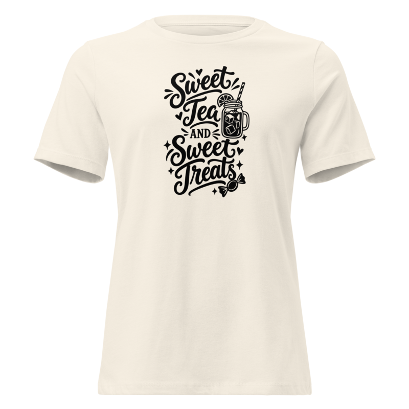 Sweet Tea and Sweet Treats Halloween tee in Natural - Mama Said So Tees