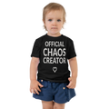 MST CHAOS KIDS Black toddler staple tee black front 6a6aa2bf5ebb6