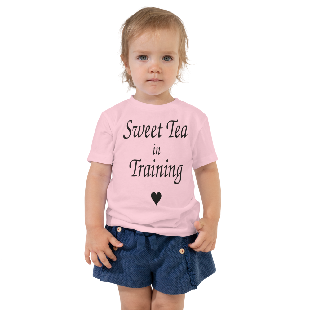 MST SWEETTEA KIDS Pink toddler staple tee pink front 6a6aa2a0268d5