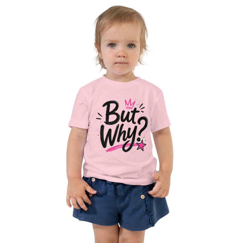 But Why? Kids Shirt in Pink - Mama Said So Tees