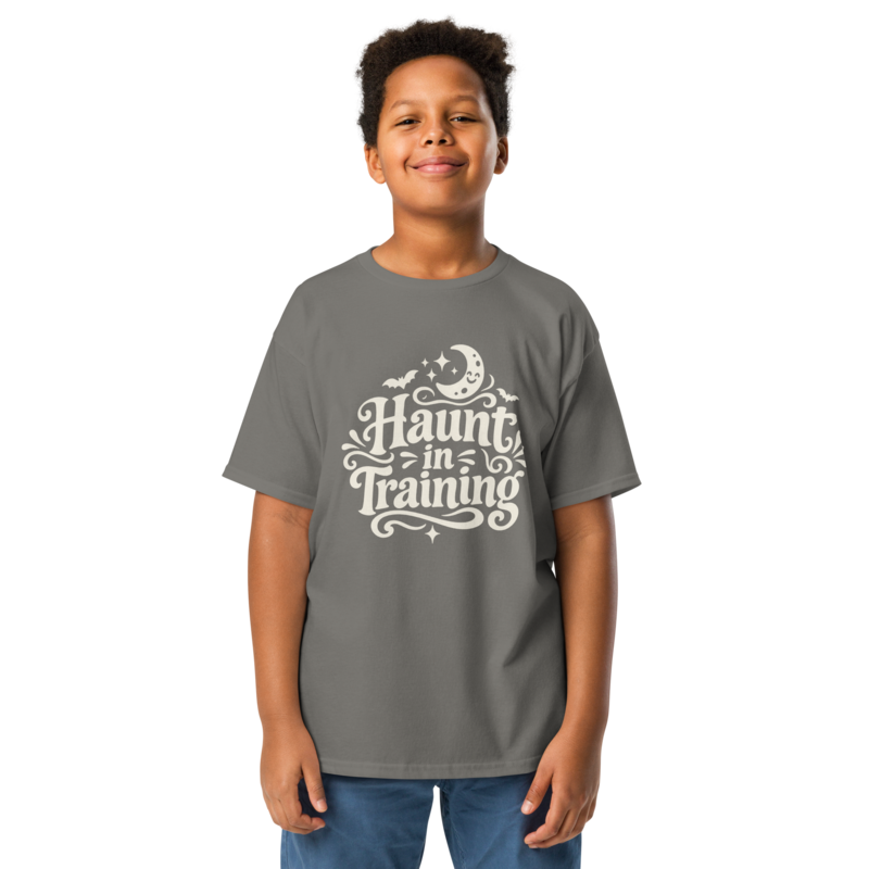 Haunt in Training Halloween tee in Charcoal - Mama Said So Tees