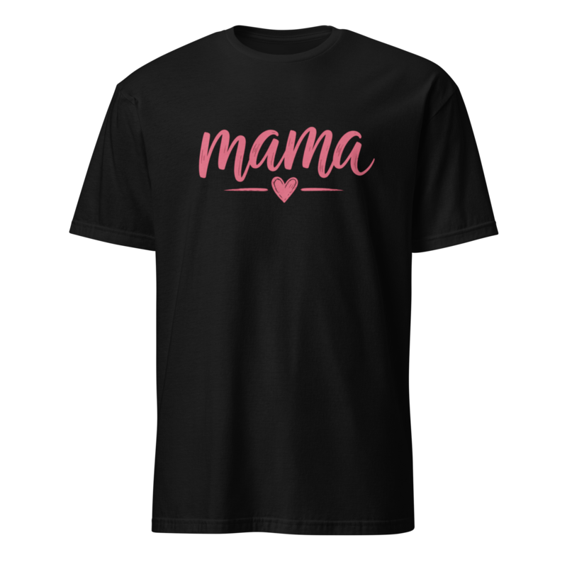 mama. — Minimalist Everyday Graphic Tee in Black - Mama Said So Tees