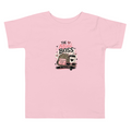 The Mini Boss — Toddler Graphic Tee in Pink - Mama Said So Tees