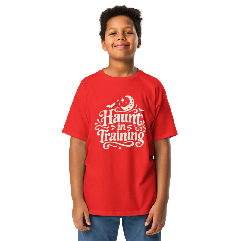 Haunt in Training Halloween tee in Red - Mama Said So Tees