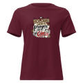Holding On By a Prayer and a Diet Coke Mom Shirt in Maroon - Mama Said So Tees