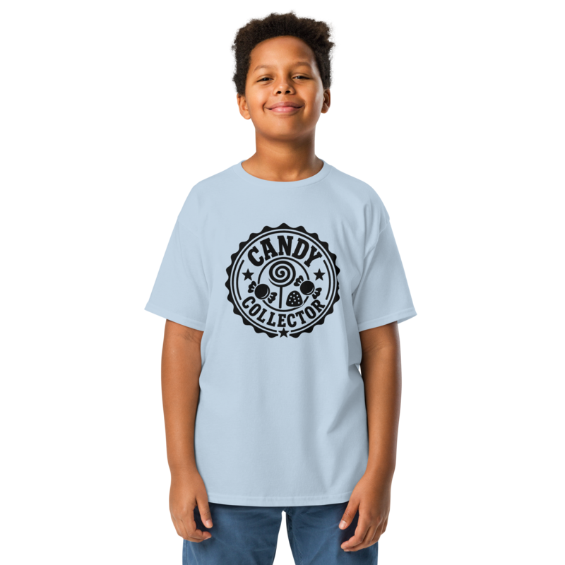 Candy Collector Halloween tee in Light Blue - Mama Said So Tees