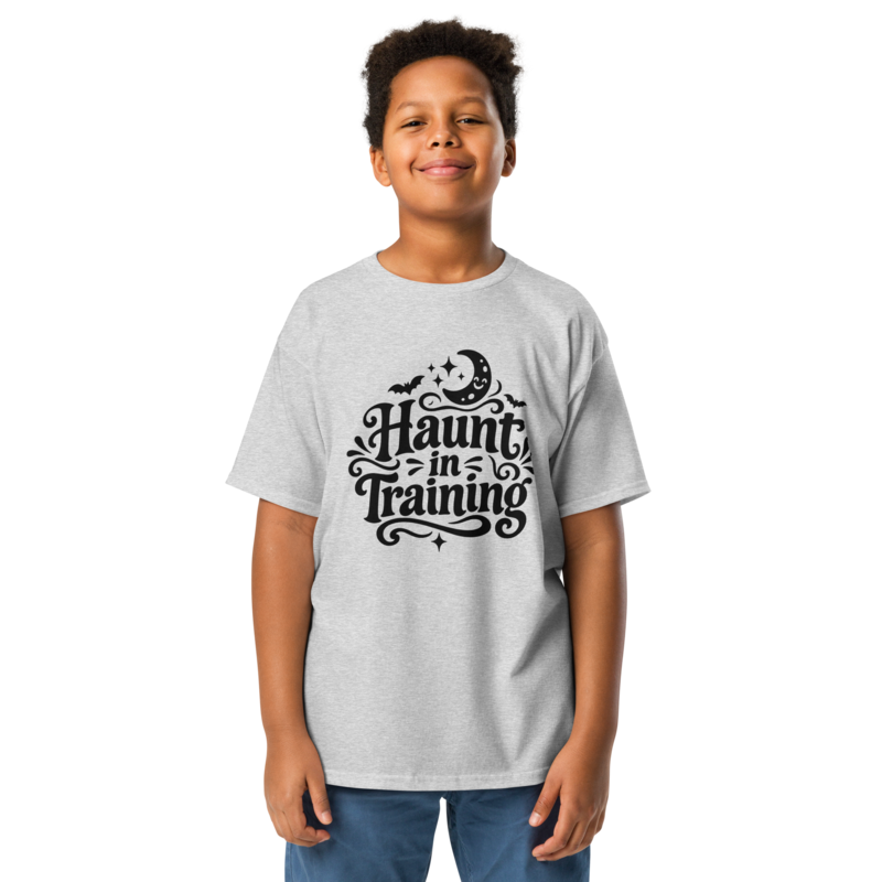 Haunt in Training Halloween tee in Sport Grey - Mama Said So Tees