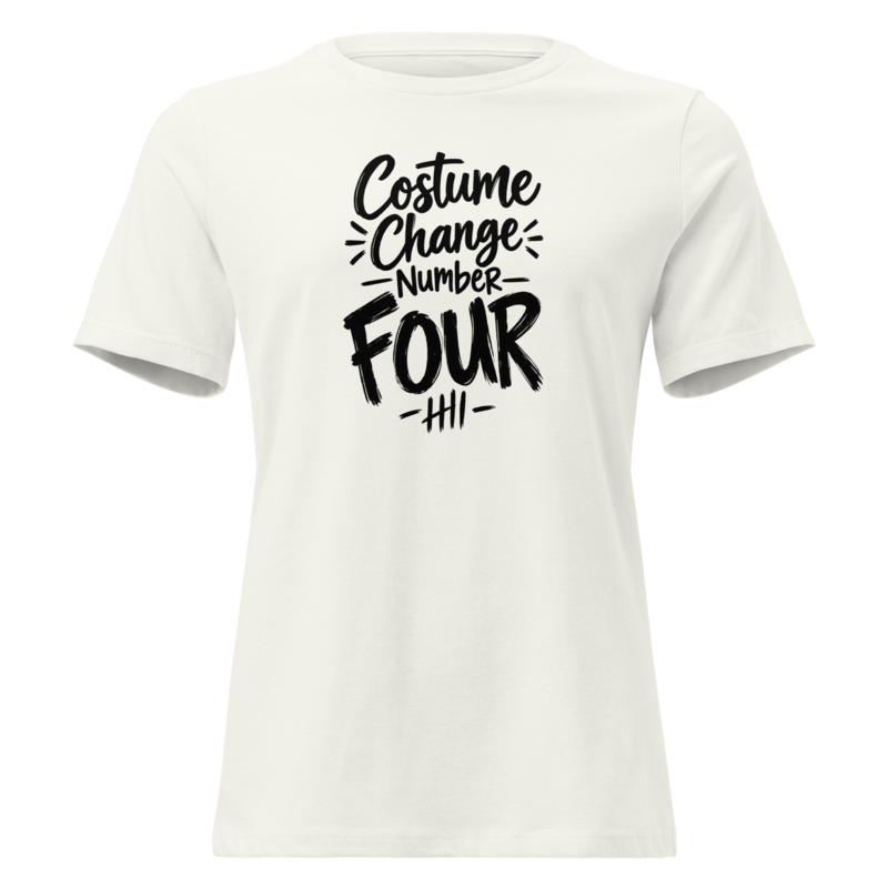 Costume Change Number Four Halloween tee in Vintage White - Mama Said So Tees