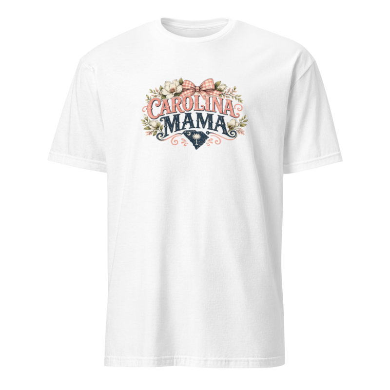 Carolina Mama — Southern Mom Graphic Tee in White - Mama Said So Tees