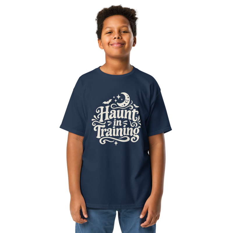 Haunt in Training Halloween tee in Navy - Mama Said So Tees