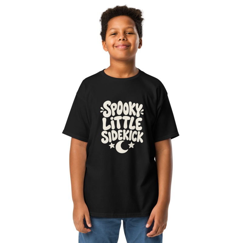 Spooky Little Sidekick Halloween tee in Black - Mama Said So Tees