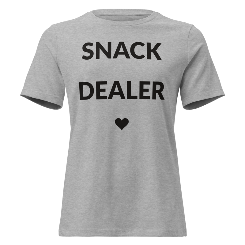 Snack Dealer Mom Shirt - Athletic Heather