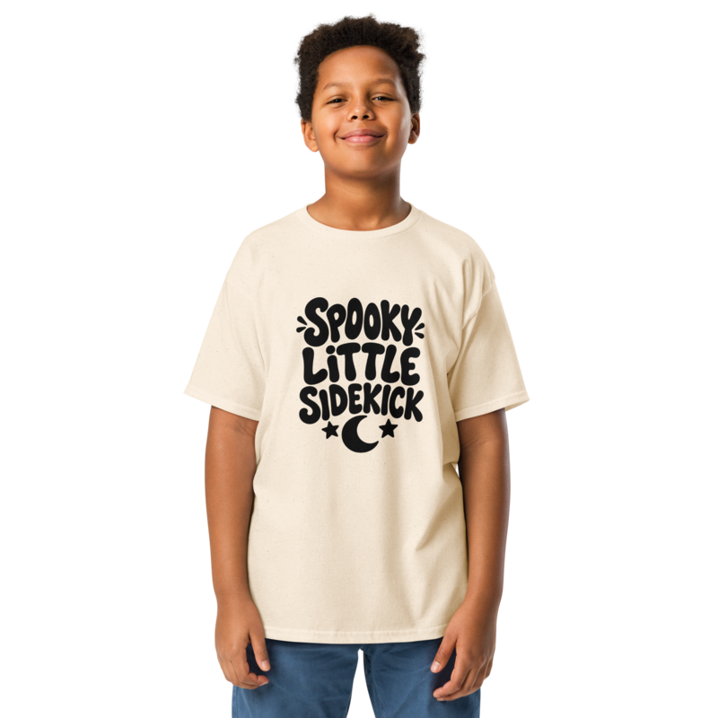 Spooky Little Sidekick Halloween tee in Natural - Mama Said So Tees