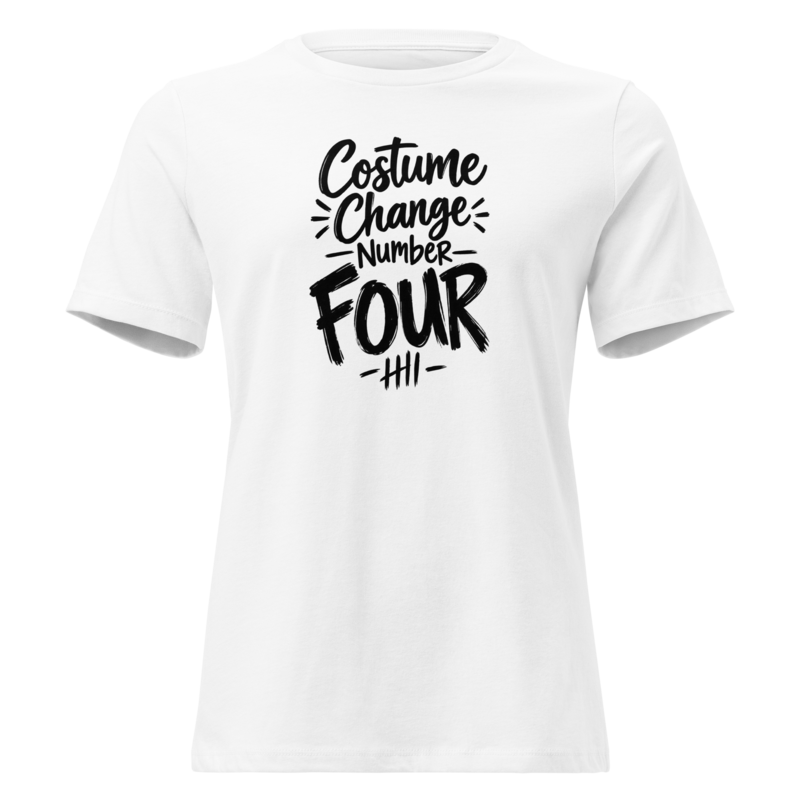 Costume Change Number Four Halloween tee in White - Mama Said So Tees