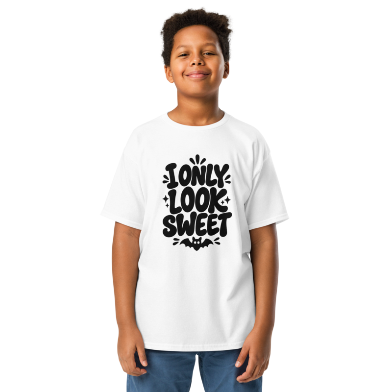 I Only Look Sweet Halloween tee in White - Mama Said So Tees