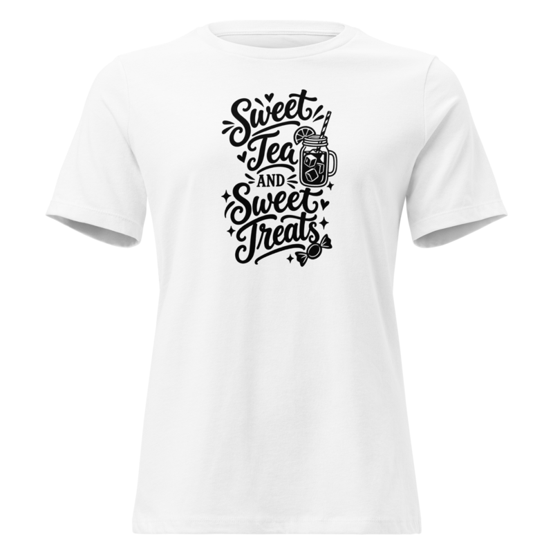Sweet Tea and Sweet Treats Halloween tee in White - Mama Said So Tees